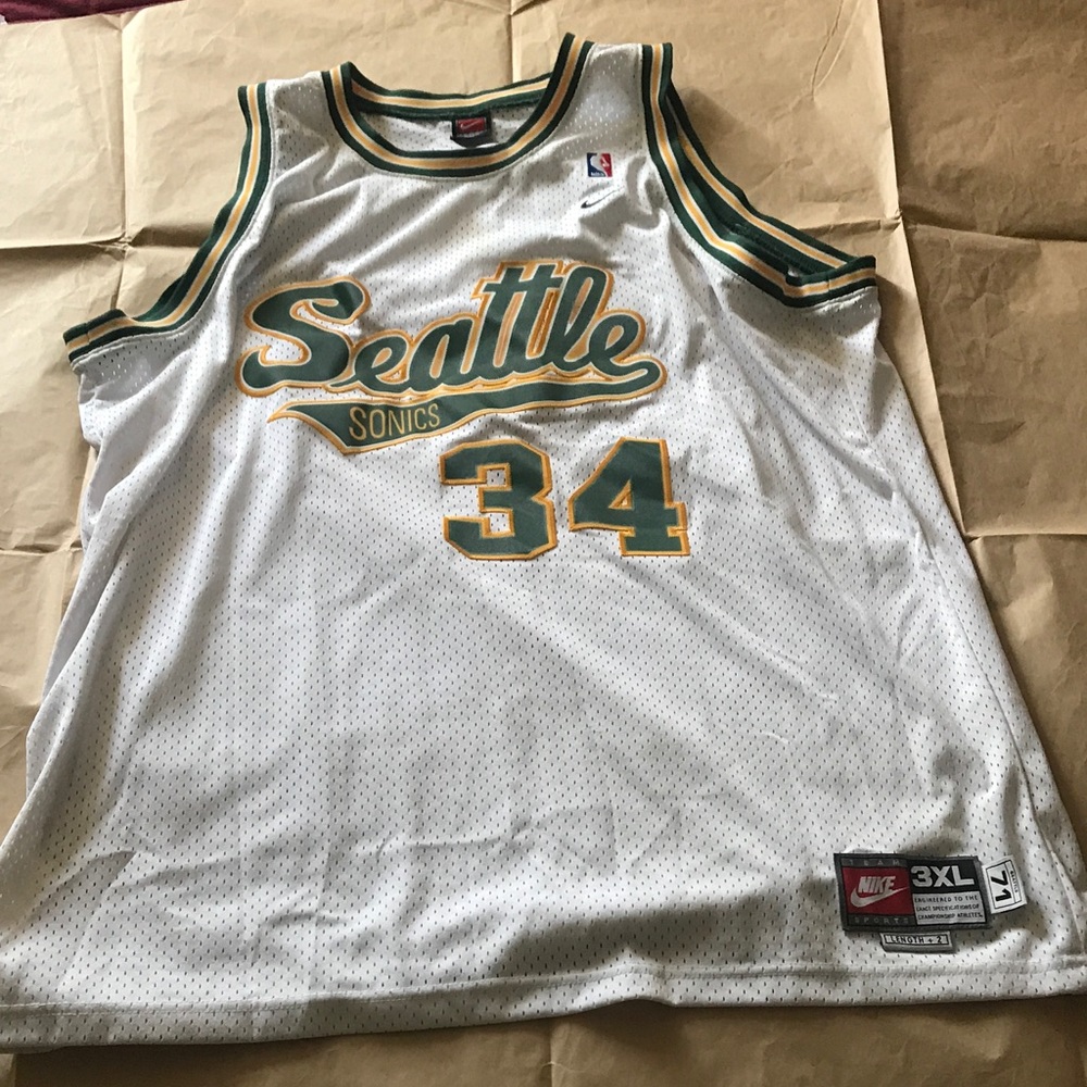 Ray Allen throwback Seattle Sonics jersey