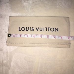 Authentic Louis Vuitton dust bag for wallet