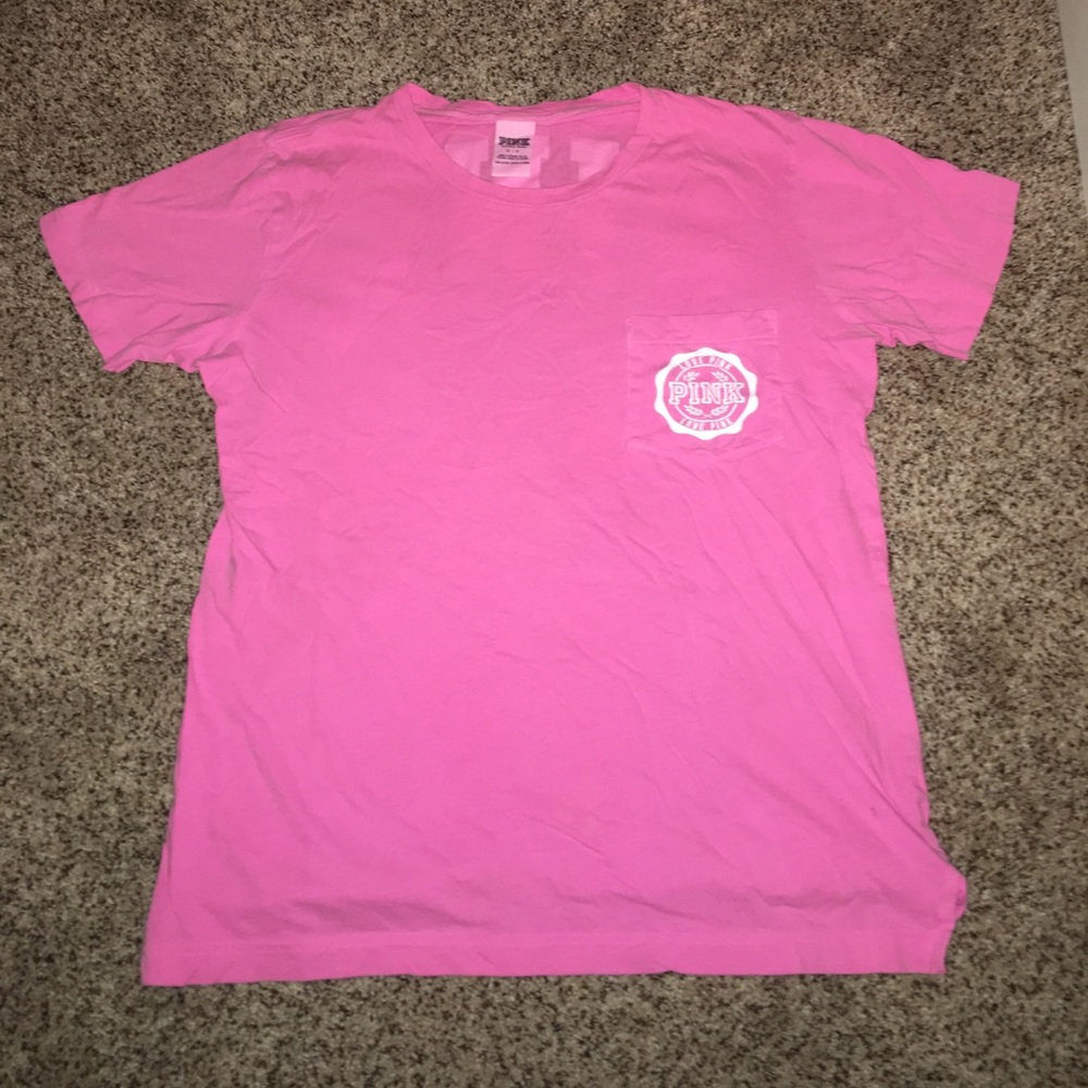 PINK pocket tee