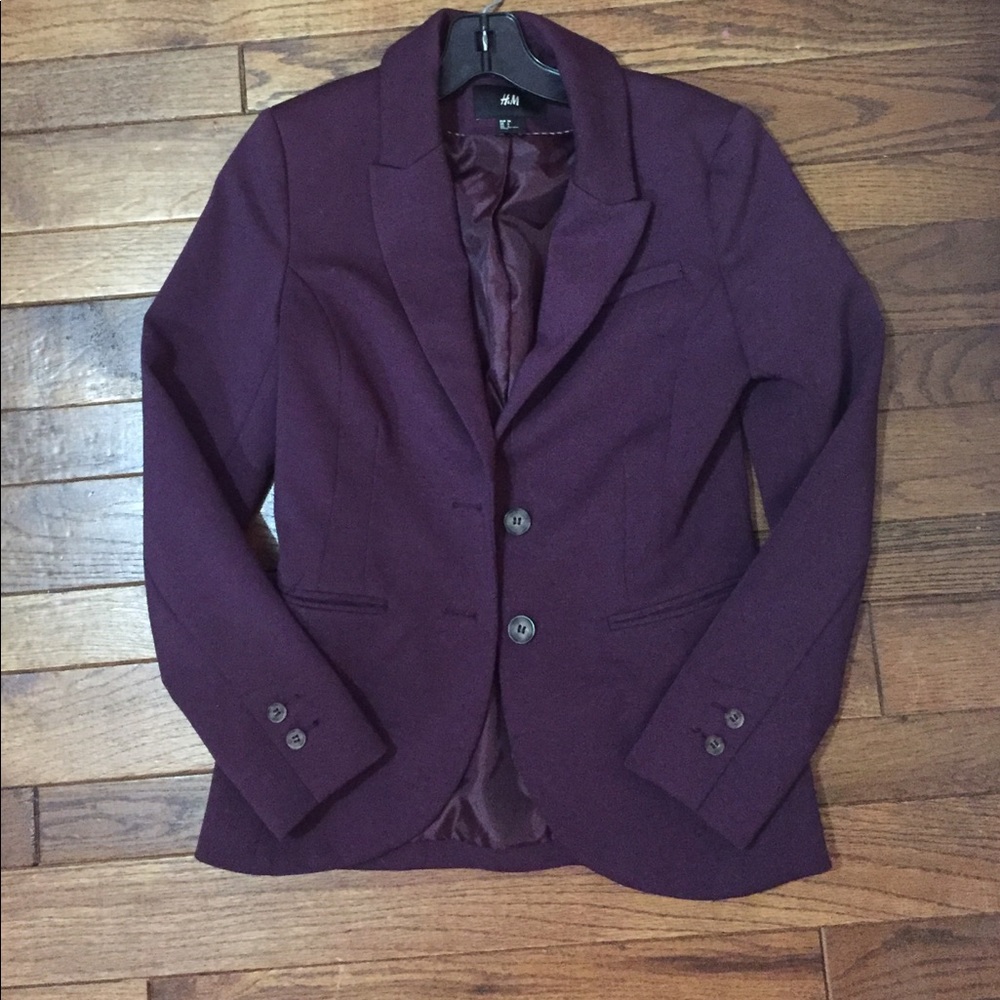 Dark purple blazer