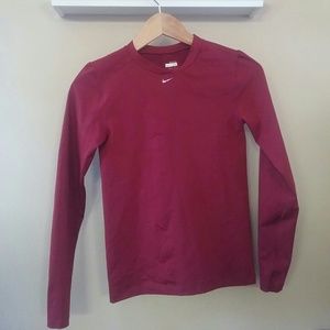 Nike long sleeve FITDRY compression work out top