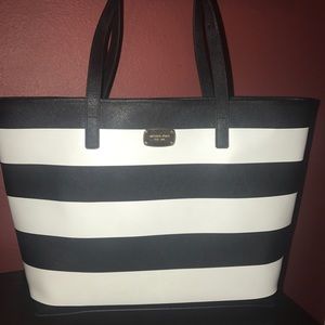 Authentic Michael kors  jet set travel stripe tote