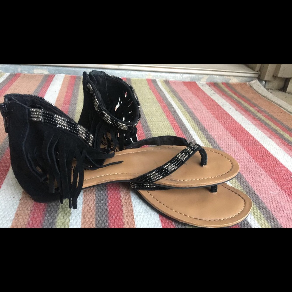 Minnetonka beaded sandals!