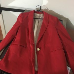 Red philosophy blazer