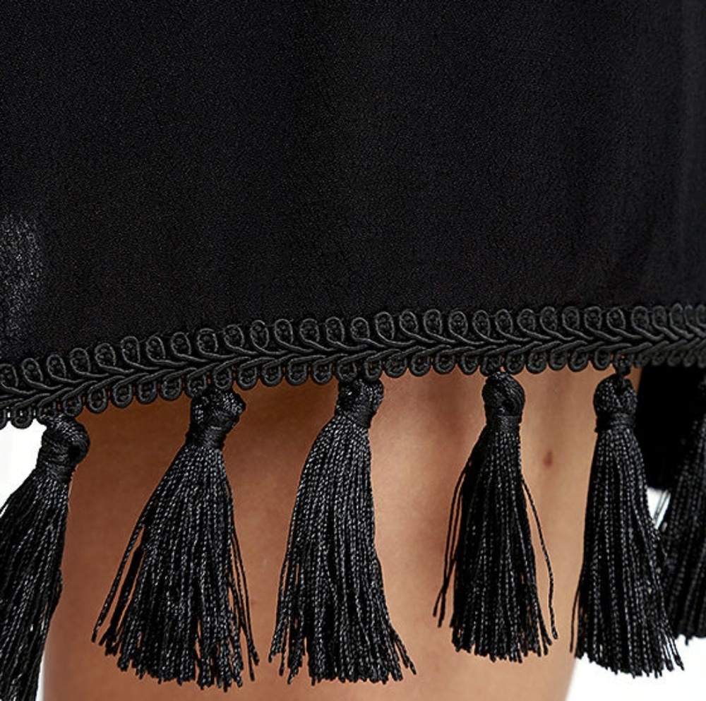 Last 1! Cinema Star Fringe Shift Dress - Picture 2 of 8
