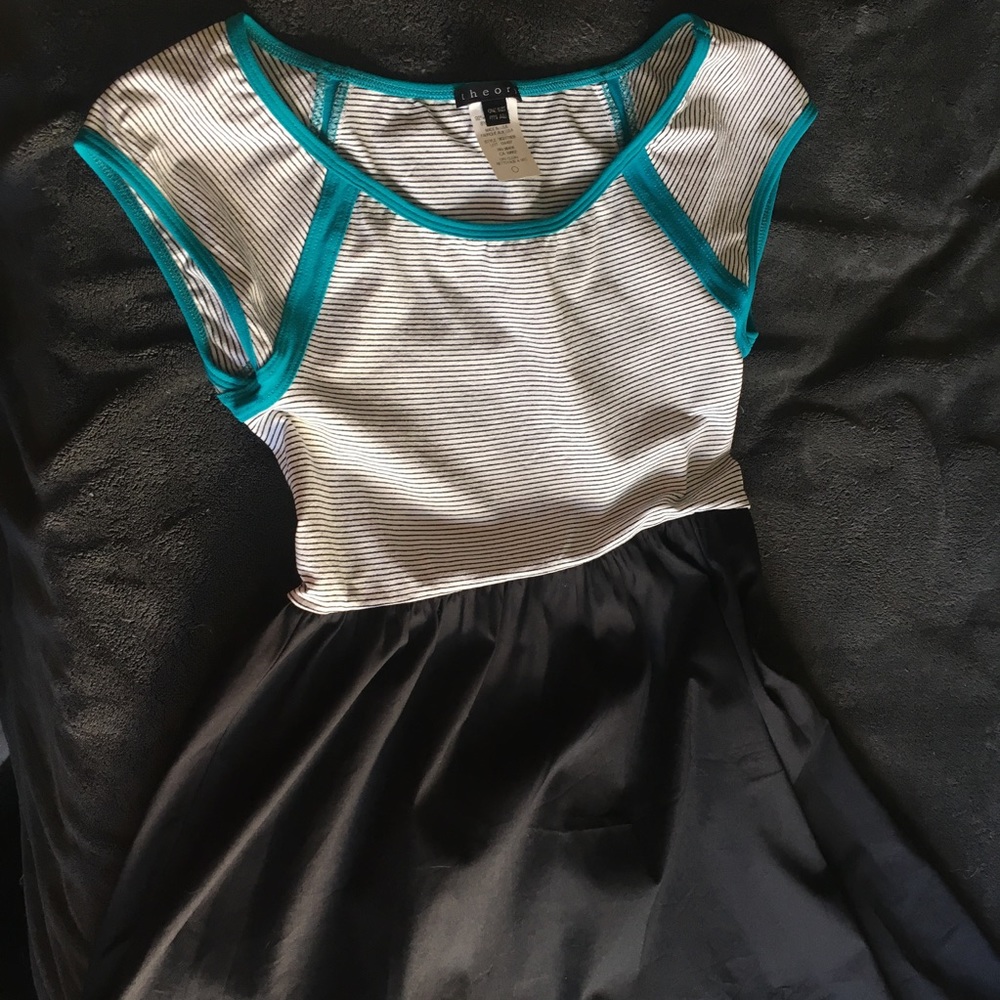 Theory fit and flare dress