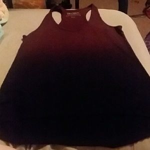 Maroon and Black Ombre Tank