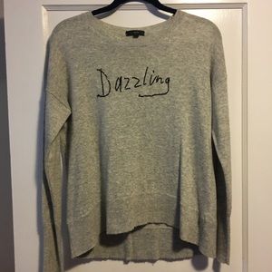 J.Crew Dazzling Sweater Grey Small