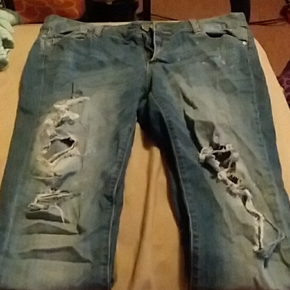 Distressed Jeans