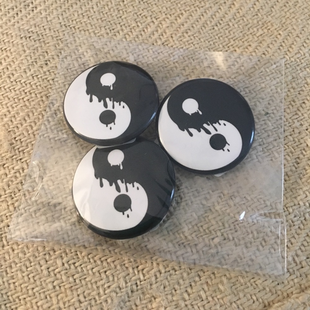 Yin and yang pins
