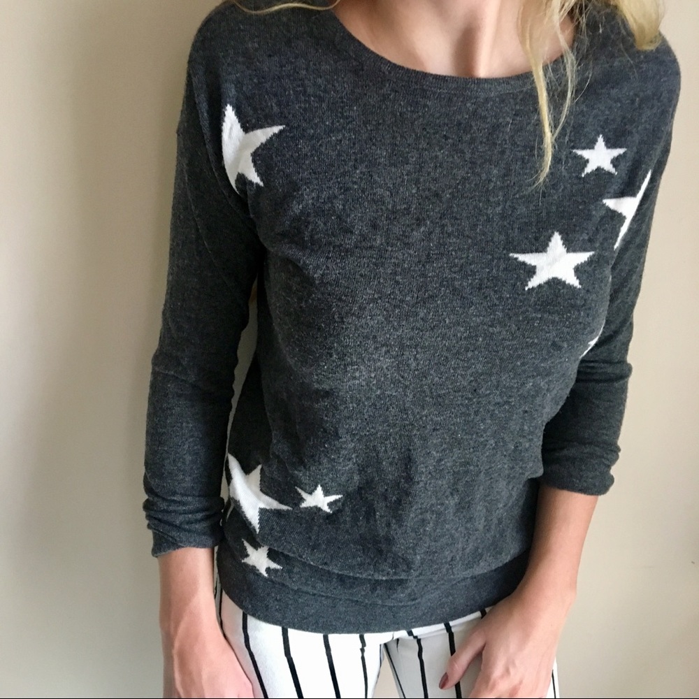 Star Print Sweater