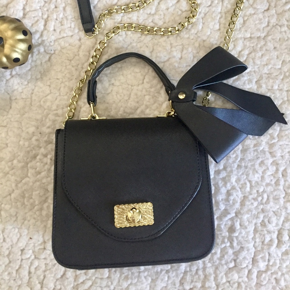 Betsy Johnson Black Purse