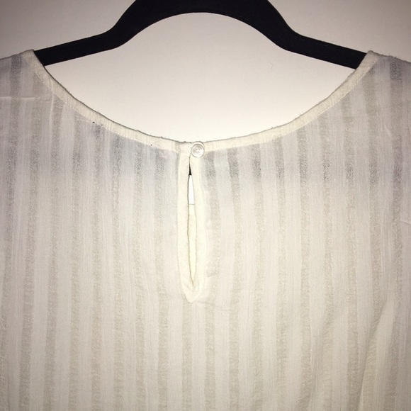 Cream Dressy Tank Top - American Eagle NWOT - Picture 6 of 6