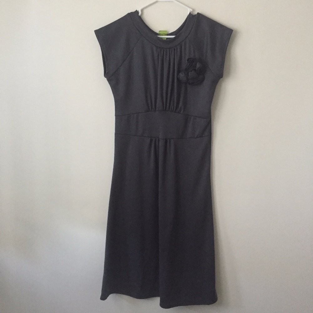 Shabby Apple Charcoal Vintage Dress