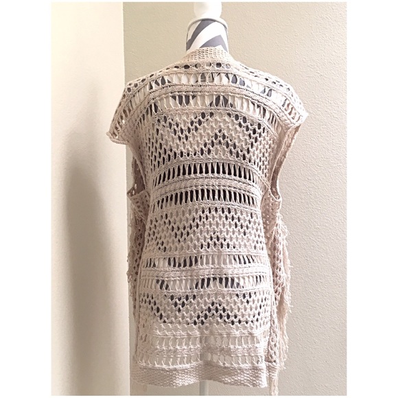 American Rag crochet vest - Picture 2 of 2