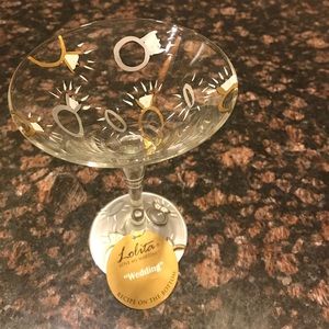 Wedding / Engagement martini glass 🍸