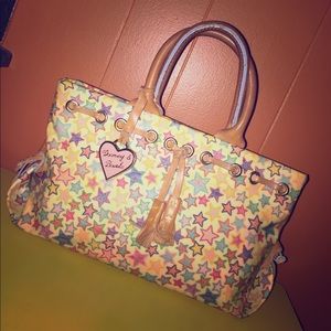 Dooney & Bourke Coated Canvas Stars Satchel Dooney & Bourke Coated Canvas Stars Satchel