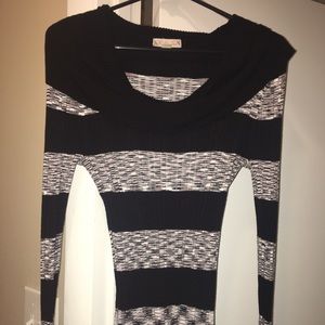 Black/White Striped sweater - It’s Our Time