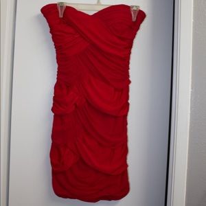 Bebe Red Mini Dress