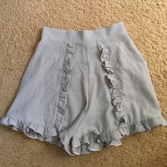 LF blue striped shorts - Picture 2 of 3