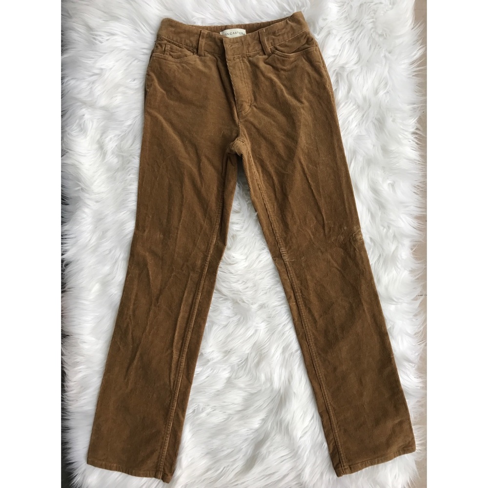 HP // Doncaster // tan corduroy high waisted pants - Picture 2 of 8