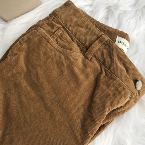 HP // Doncaster // tan corduroy high waisted pants - Picture 4 of 8