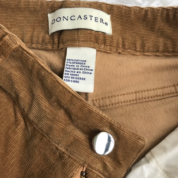 HP // Doncaster // tan corduroy high waisted pants - Picture 5 of 8