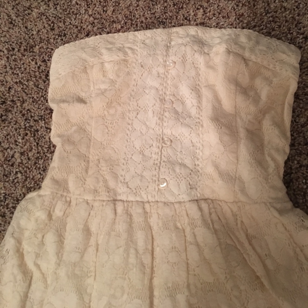 Abercrombie and fitch strapless dress