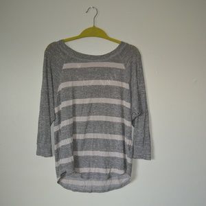 Forever21 Striped 3/4 Shirt