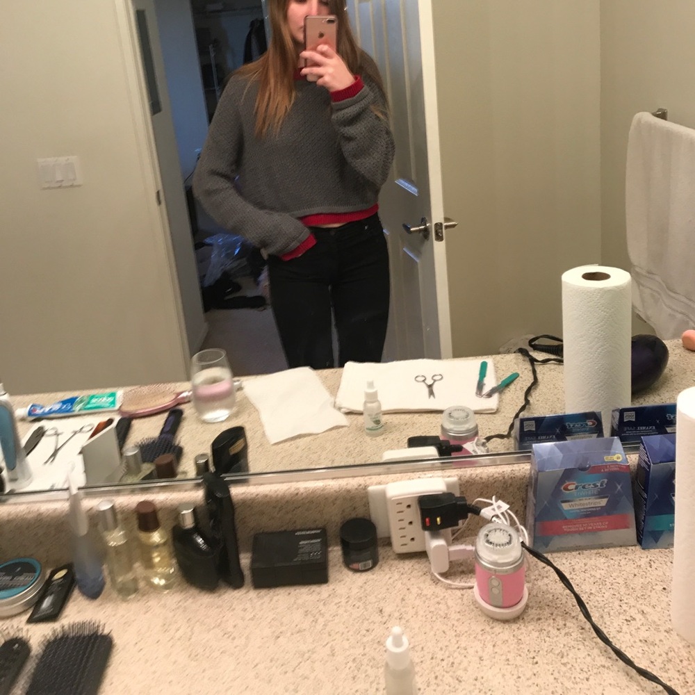 Cropped urban outfitters sweater