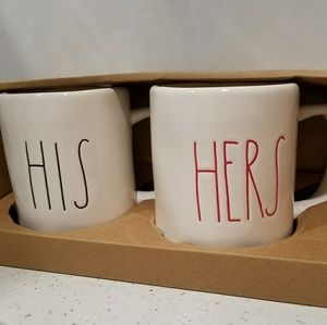 New Rae Dunn "HIS" and "HERS" Mug