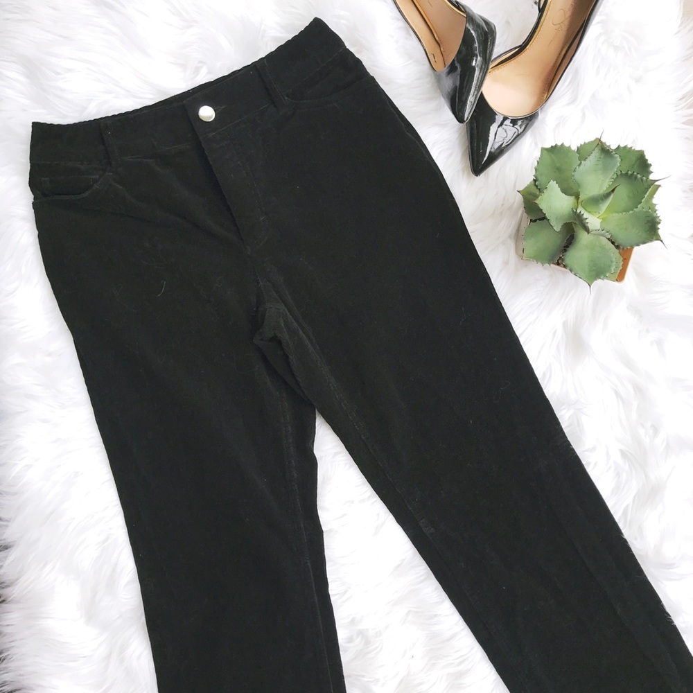 Doncaster // black corduroy high waisted pants