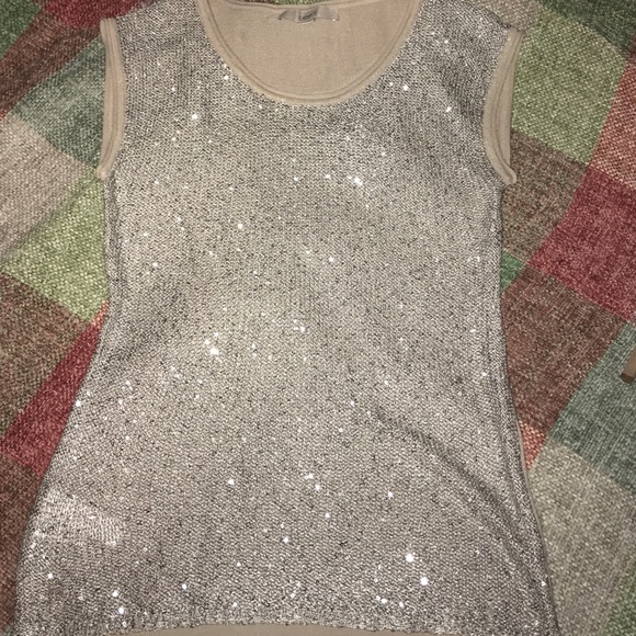New Ann Taylor Loft Sequins Top - Picture 2 of 4