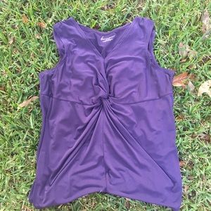 Lane Bryant sleeveless Matte Jersey top