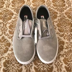 Suede light gray Vans