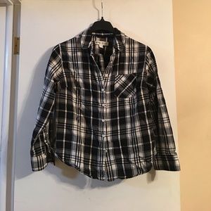 Ava & Viv plaid button down