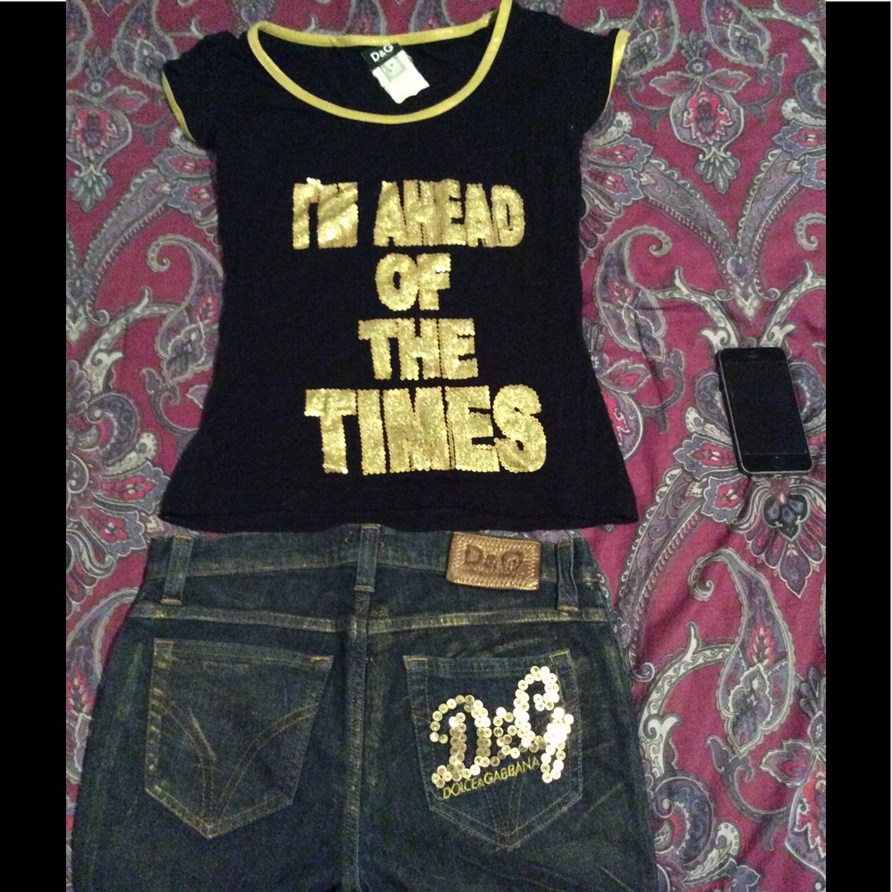 Woman's d&g shirt & pants