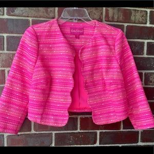 🎉Lilly Pulitzer Cropped Blazer Size 6 🎉