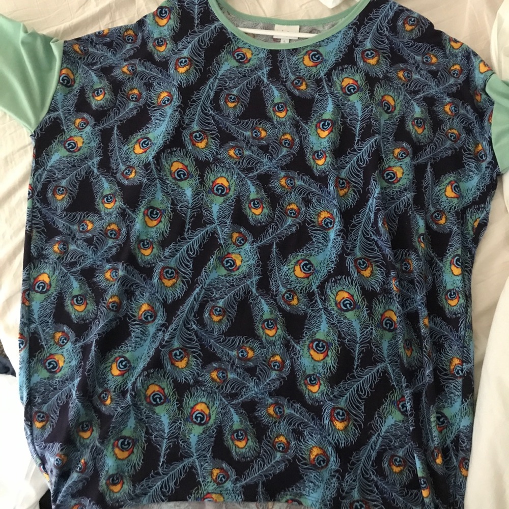 Lularoe size large peacock Irma