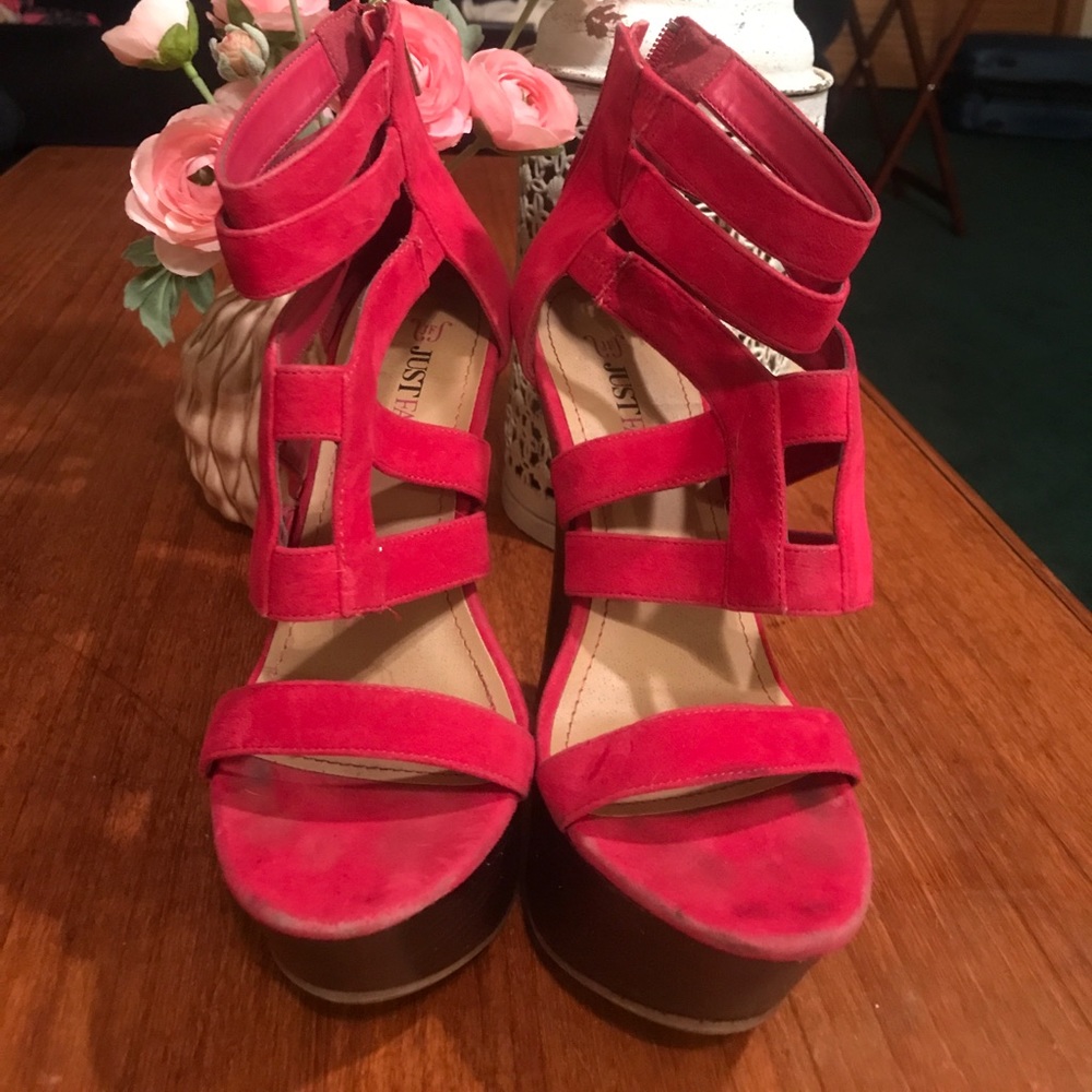Lightly used JustFab heels