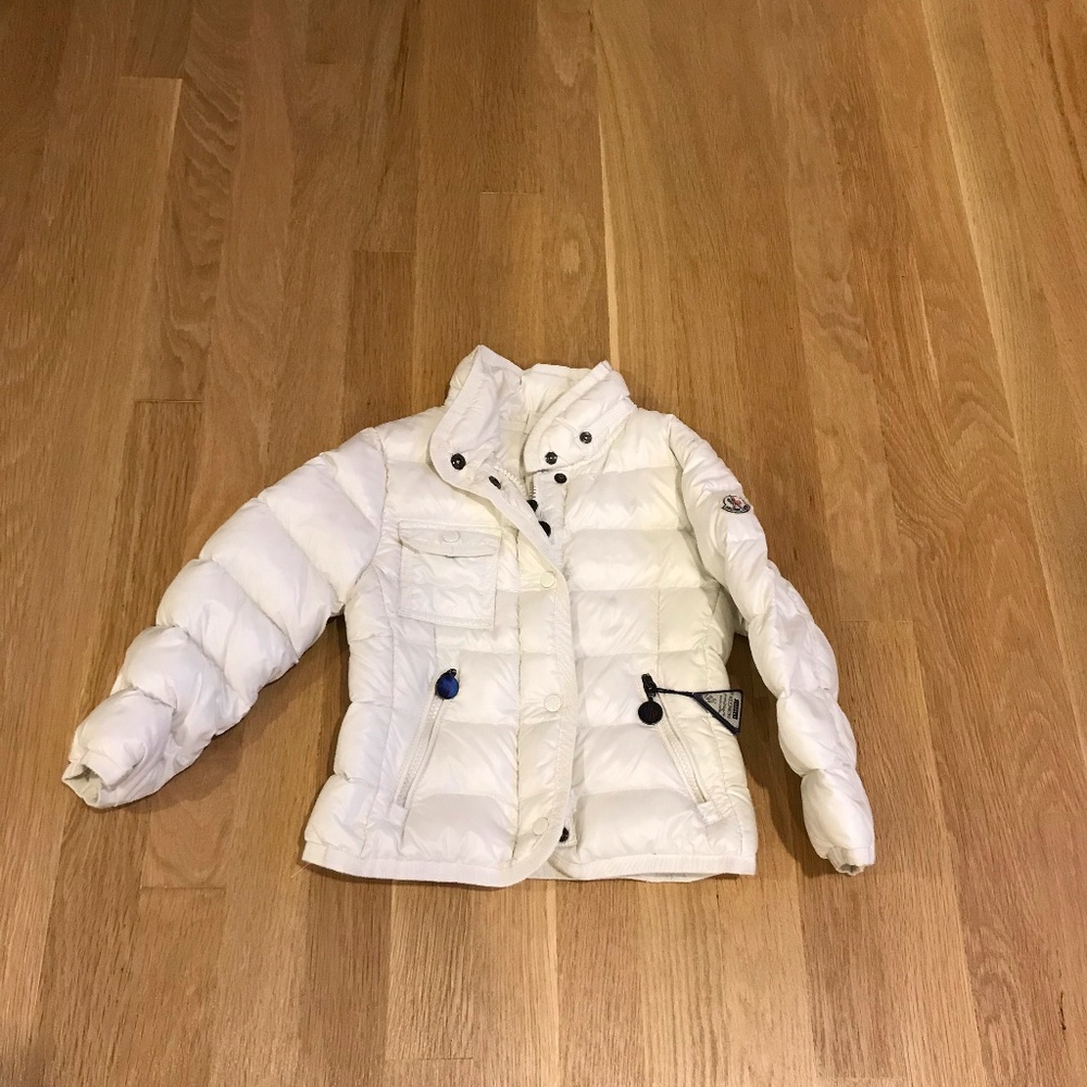 Montcler White Puff Jacket