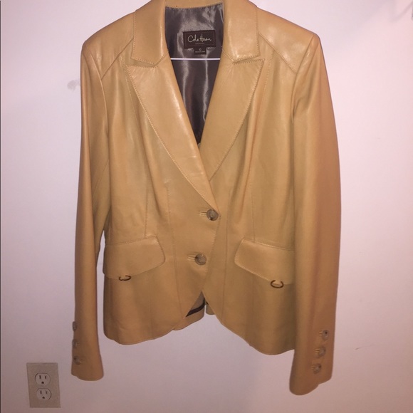 Cole Haan Jackets & Blazers - COLE HAAN LEATHER JACKET