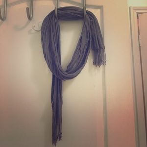 J.Crew Linen Blend Lavender Scarf