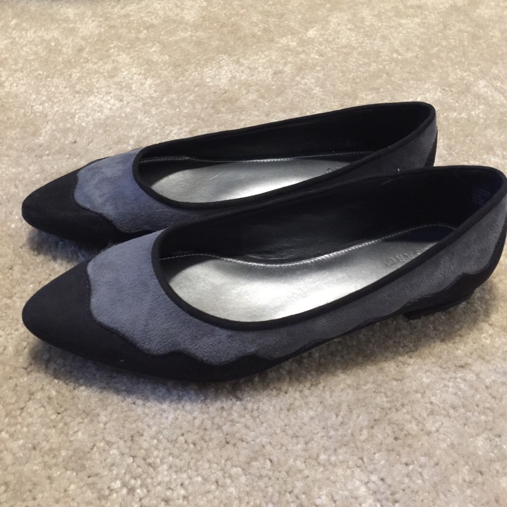 Black and Gray Flats