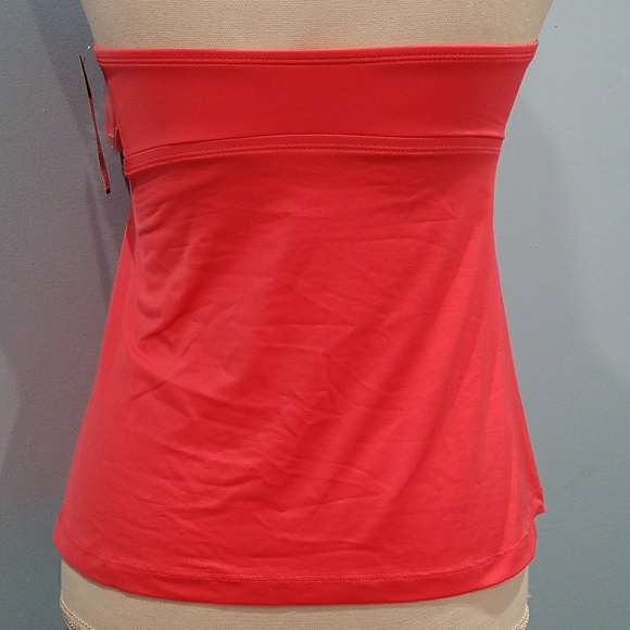 Mossimo Molded Cup Twist Bandeau Tankini Top - Picture 2 of 3