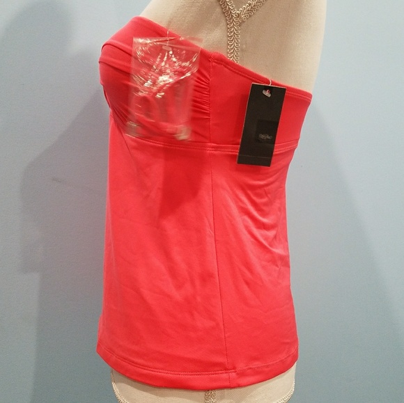 Mossimo Molded Cup Twist Bandeau Tankini Top - Picture 3 of 3