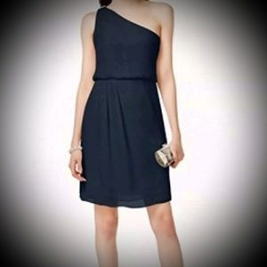 Adrianna Papell One-shoulder Chiffon Dress NWT