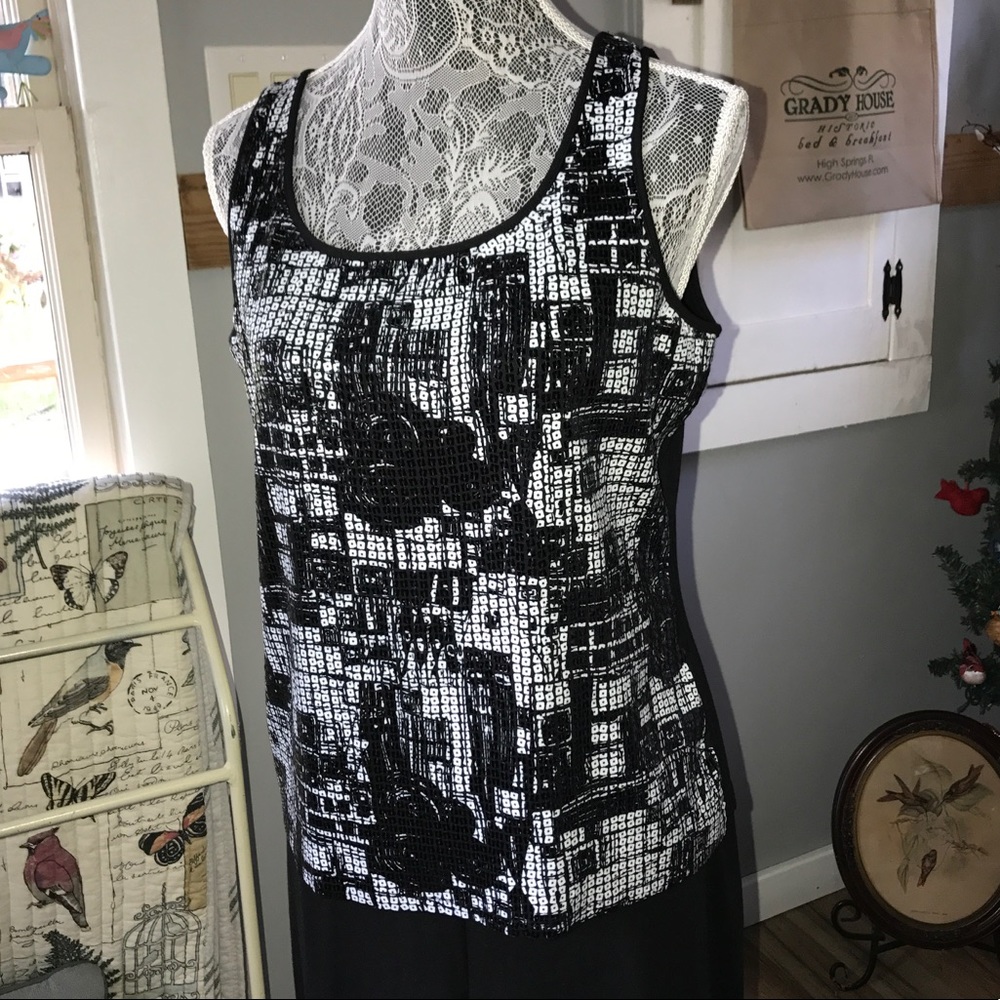 Beaded tank top
