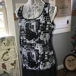 Beaded tank top