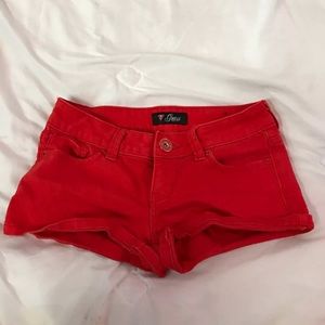 Red shorts